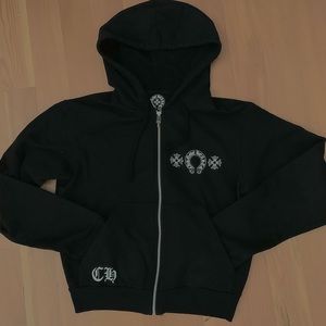 Chrome hearts cross hoodie